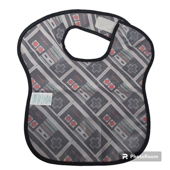 Nintendo Bumkins Baby Superbib ‎ NES Gameboy Waterproof Bibs Pack Of 2 Gamer - Picture 4 of 10